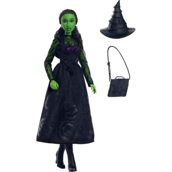 Mattel Universal‎ Wicked Elphaba Fashion Doll with URL Misprint -Collectable -FS